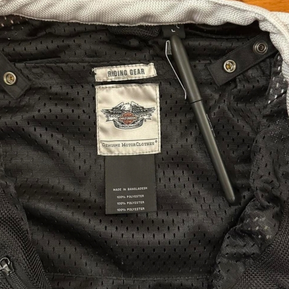 Harley Davidson riding jacket Woman/Youth Large Full mesh Zip up - Picture 5 of 7